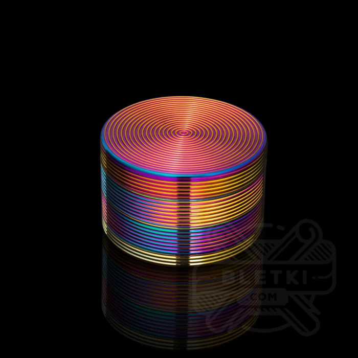 Młynek metalowy 60mm - 4 częściowy z magnesem rainbow