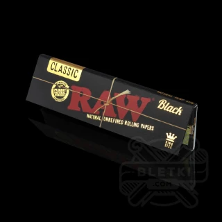 Bibułki Raw Classic Black King Size