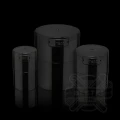 Pojemniki próżniowe z zamknięciem Vac Clear Black - 0,29 l;  0,12 l; 0,06 l