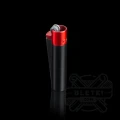 Zapalniczka metalowa Clipper Metal kolor Lava - czarno/czerwony