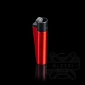Zapalniczka metalowa Clipper Metal kolor Lava - czerwono/czarny