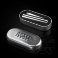 Zapalniczka metalowa Clipper Metal - kolor srebrny błyszczący + etui