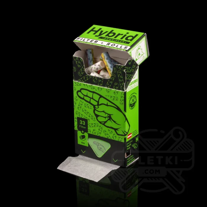 Kombi Pack Hybrid - filtry z węglem aktywnym 6,4 mm + 4 m bibułki