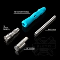 DynaVap VapCap B waporyzator manualny do suszu - silikonowy - niebieski. Opis części VapCapa B