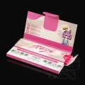 Bibułki Purize Pink King Size Slim + filtry z węglem aktywnym - różowe