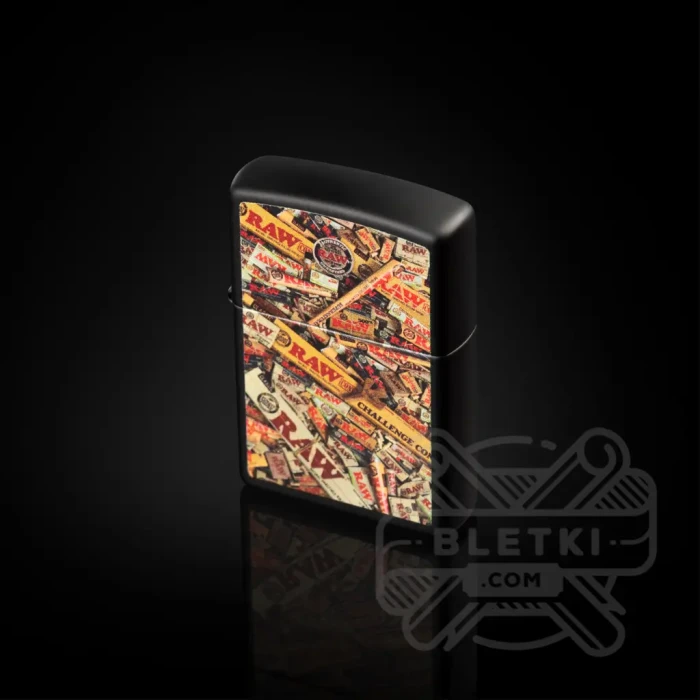 Benzynowa zapalniczka ZIPPO × RAW Mix
