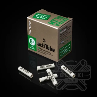 Filtry z węglem aktywnym ActiTube Extra Slim 6 mm (50 szt.)