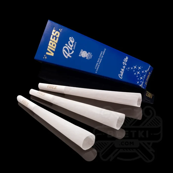 Bibułki Vibes Cones Coffin King Size Rice (3 szt.)