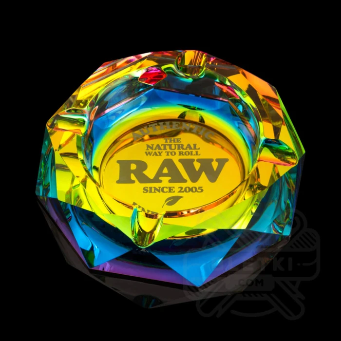 Kryształowa popielnica Raw Rainbow