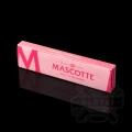 Bibułki Mascotte Pink King Size Slim + ustniki papierowe - różowe