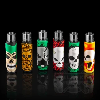 Zapalniczka Clipper gumowa osłonka Devil Skulls