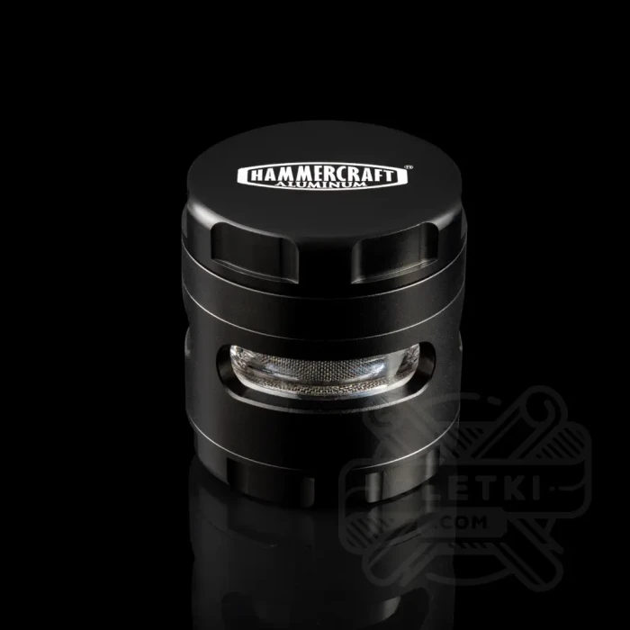 Grinder metalowy Hammercraft EYE 60 mm - 5 częściowy z magnesem czarny