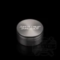 Młynek metalowy Santa Cruz Shredder 53mm - 2 częściowy z magnesem - srebrny