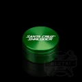 Młynek metalowy Santa Cruz Shredder 53mm - 2 częściowy z magnesem - zielony