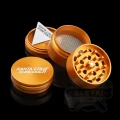 Młynek metalowy Santa Cruz Shredder 53mm - 4 częściowy z magnesem - złoty