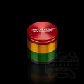 Młynek metalowy Santa Cruz Shredder 53mm - 4 częściowy z magnesem - rasta