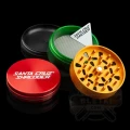 Młynek metalowy Santa Cruz Shredder 70mm - 4 częściowy z magnesem - rasta