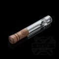 Szklana lufka - Taster Marley Natural - przezroczysta + drewno