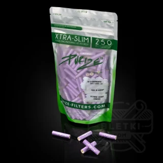Filtry z węglem aktywnym Purize Xtra Slim 6mm (250 szt.) - liliowe