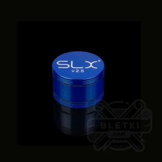 Aluminiowy młynek (grinder) SLX 50 mm v2.5 (non sticky) - 4 częściowy z magnesem niebieski (Ocean Blue)