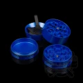 Aluminiowy młynek (grinder) SLX 50 mm v2.5 (non sticky) - 4 częściowy z magnesem niebieski (Ocean Blue)