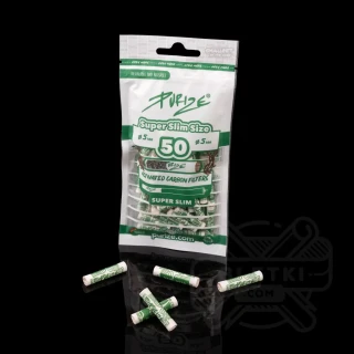 Filtry z węglem aktywnym Purize Super Slim 5mm (50 szt.) - białe