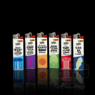 Zapalniczka BIC Slim Łamańce Językowe