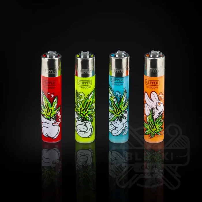 Zapalniczka Clipper: seria Cartoon Leaves
