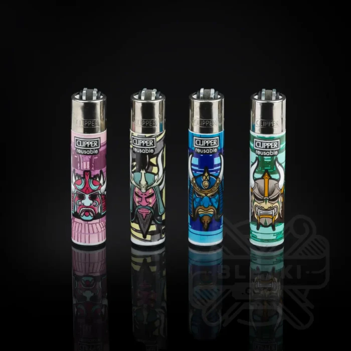 Zapalniczka Clipper: seria Samurai Mask
