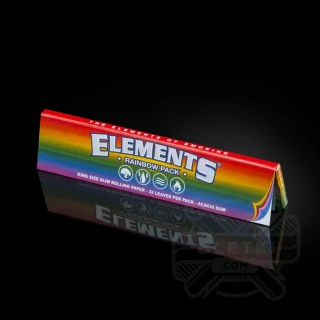 Bibułki Elements Rainbow King Size Slim