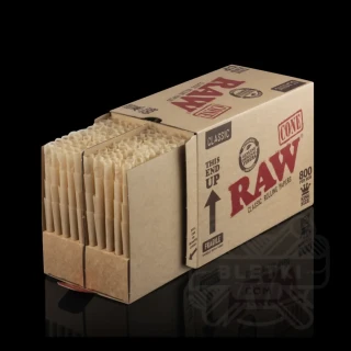 Bibułki Raw Cone Classic King Size 800 szt.