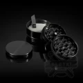 Metalowy młynek (grinder) Hammercraft x Raw 55 mm - 4 częściowy z magnesem czarn
