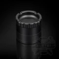 Metalowy młynek (grinder) Hammercraft Ash 56 mm - 4 częściowy z magnesem i popielniczką czarny