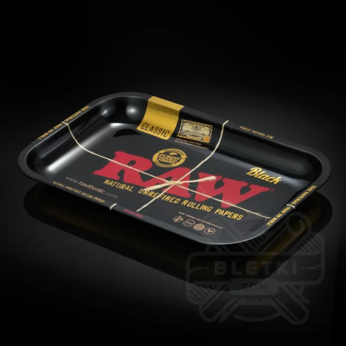 Tacka metalowa Raw Black mała