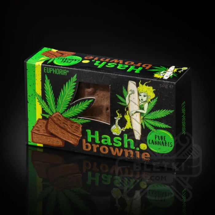 Brownie Pure Cannabis Hash ciastko konopne Euphoria