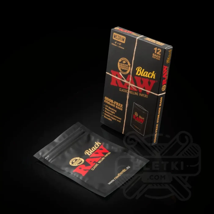 Pakiet strunowy anty odor Raw Black M- czarny