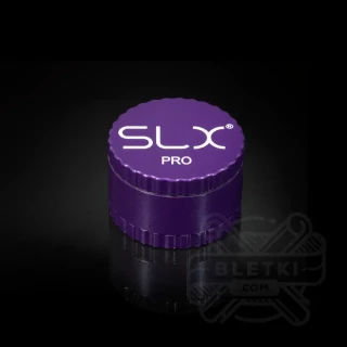 Młynek aluminiowy SLX PRO 50 mm (non sticky) - 4 częściowy z magnesem fioletowy (Purple)