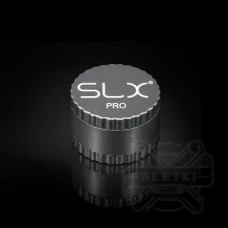 Młynek aluminiowy SLX PRO 50 mm (non sticky) - 4 częściowy z magnesem srebrny (Silver)