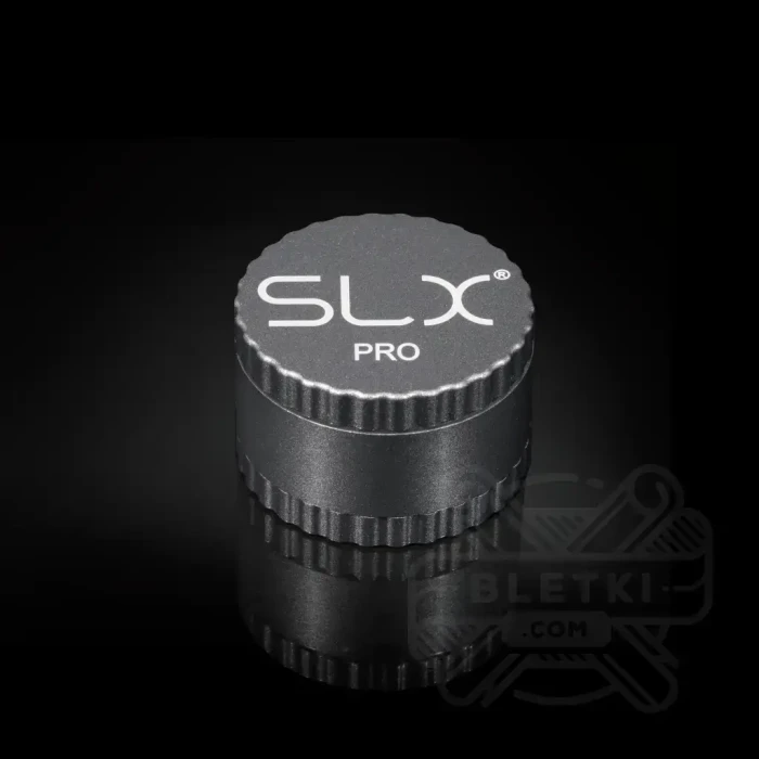 Młynek aluminiowy SLX PRO 50 mm (non sticky) - 4 częściowy z magnesem srebrny (Silver)