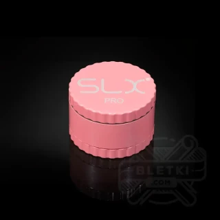 Młynek aluminiowy SLX PRO 50 mm (non sticky) - 4 częściowy z magnesem różowy (Flamingo Pink)