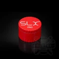 Młynek aluminiowy SLX PRO 50 mm (non sticky) - 4 częściowy z magnesem czerowny (Red)