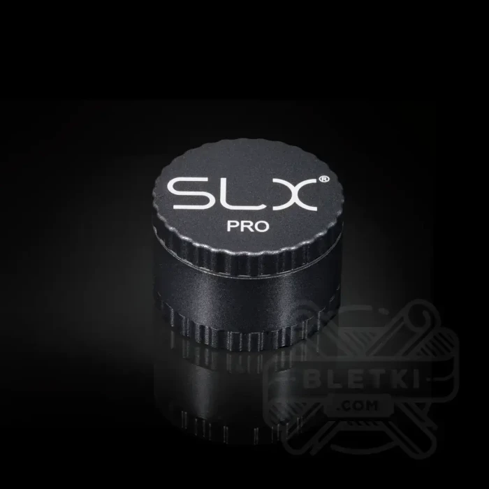Młynek aluminiowy SLX PRO 50 mm (non sticky) - 4 cczęściowy z magnesem grafitowy (Charcoal)