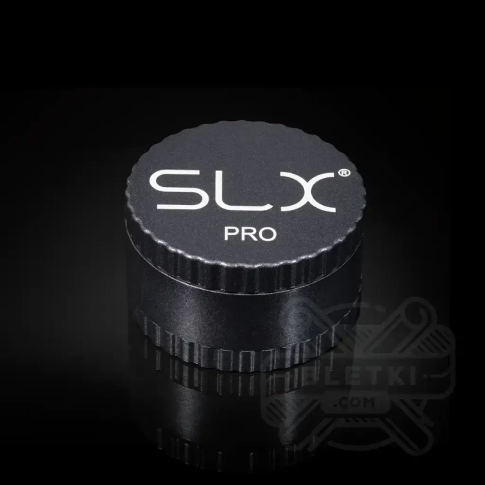 Młynek aluminiowy SLX PRO 62 mm (non sticky) - 4 częściowy z magnesem grafitowy (Charcoal)
