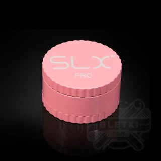 Młynek aluminiowy SLX PRO 62 mm (non sticky) - 4 częściowy z magnesem różowy (Flamingo Pink)