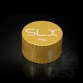 Młynek aluminiowy SLX PRO 62 mm (non sticky) - 4 częściowy z magnesem złoty (Yellow Gold)