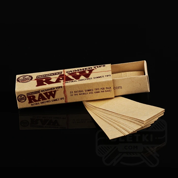 Ustniki papierowe Raw Perforated Gummed Tips
