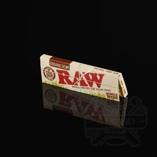 Bibułki Raw Organic Hemp Single Wide