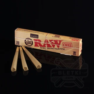 Bibułki Raw Cone Classic King Size (32 szt.)