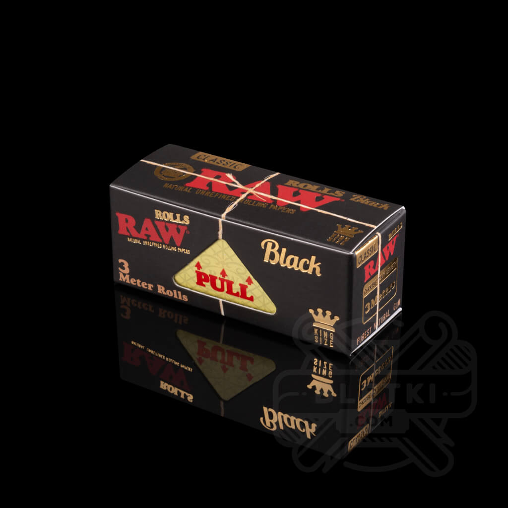 Raw Black Classic King Size - Rolka 3m