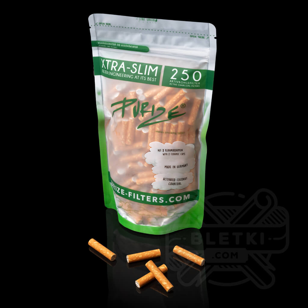 Filtry z węglem aktywnym Purize Xtra Slim 6mm (250 szt.) - SPY